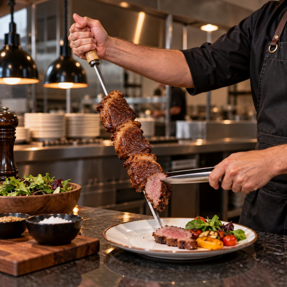 Pincho p/asado 85 x 1.0 cm 