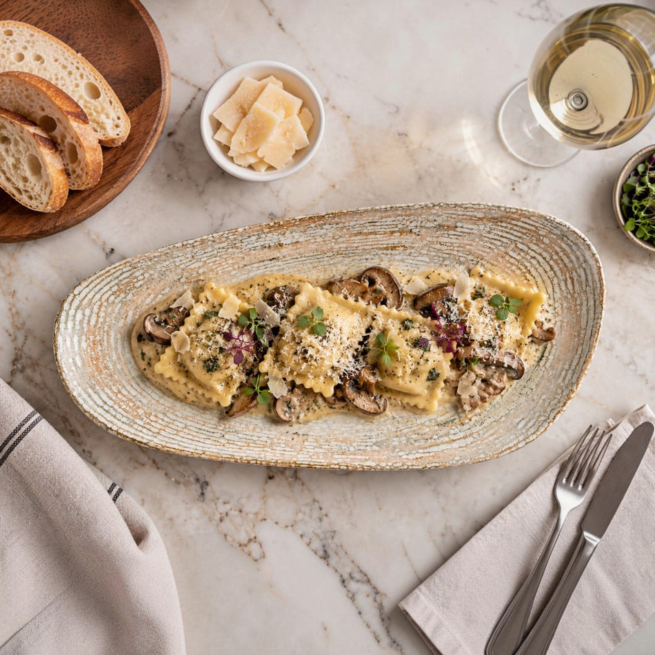 Plato rectangular patera vago 36 cm