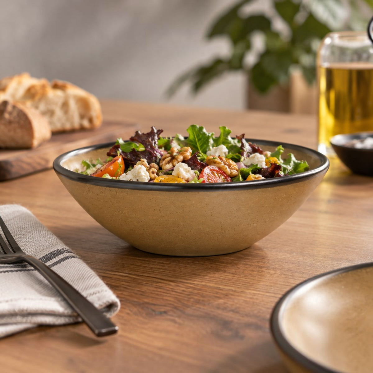 Plato sopero Terra Brown 18 cm