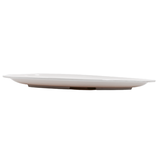 DM PLATO OVALADO 13.5" BLANCO 34 CM