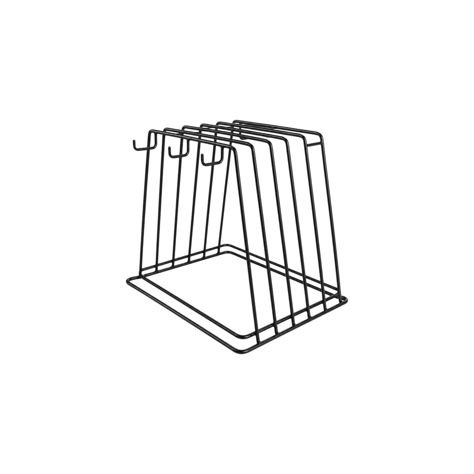 RACK PORTA TABLAS NEGRO