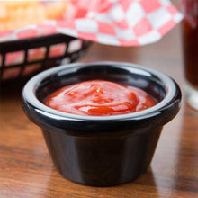 Cargar imagen en el visor de la galería, RAMEKIN LISO NEGRO 2.5 OZ
