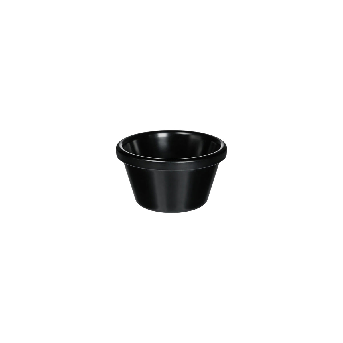 RAMEKIN 02 OZ MELAMINA NEGRO
