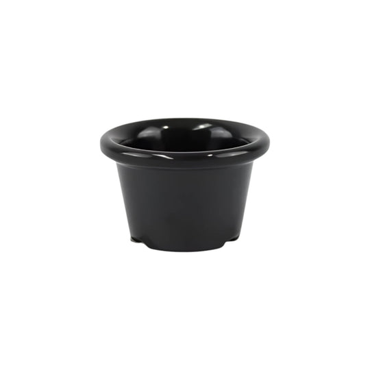 RAMEKIN MELAMINA 1.5 OZ NEGRO (ALTO)