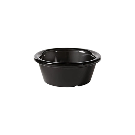 RAMEKIN MELAMINA 1.5 OZ NEGRO (ANCHO)