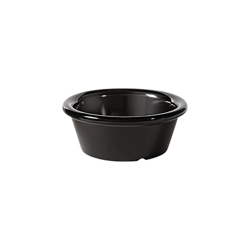 RAMEKIN MELAMINA 1.5 OZ NEGRO (ANCHO)