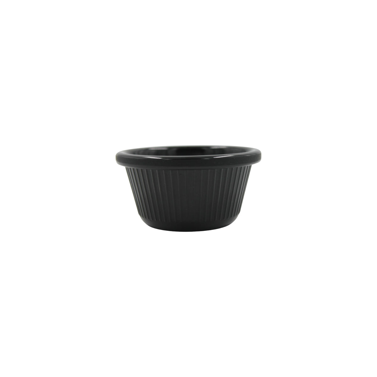 RAMEQUIN DE 2 OZ RAYADO NEGRO