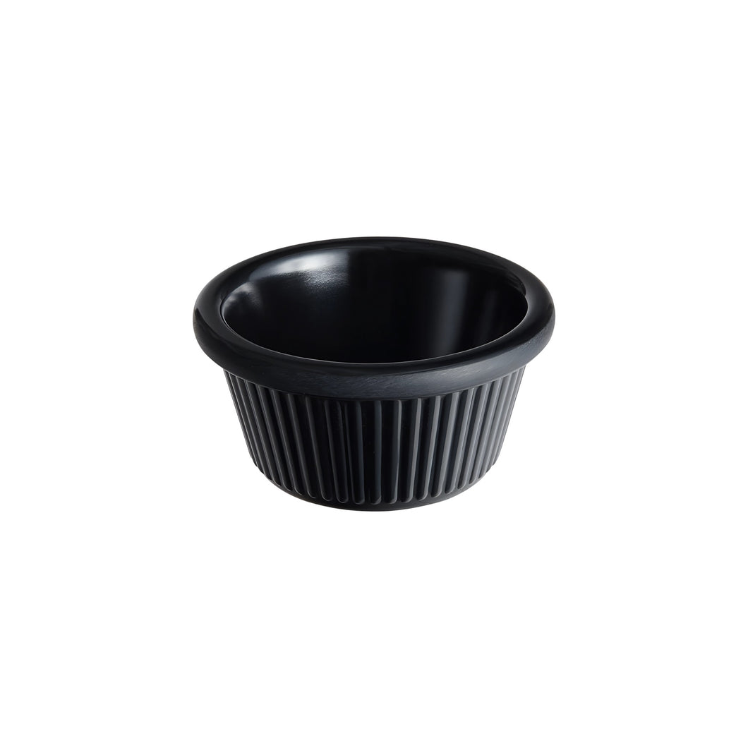RAMEQUIN DE 2 OZ RAYADO NEGRO DIAMANTE