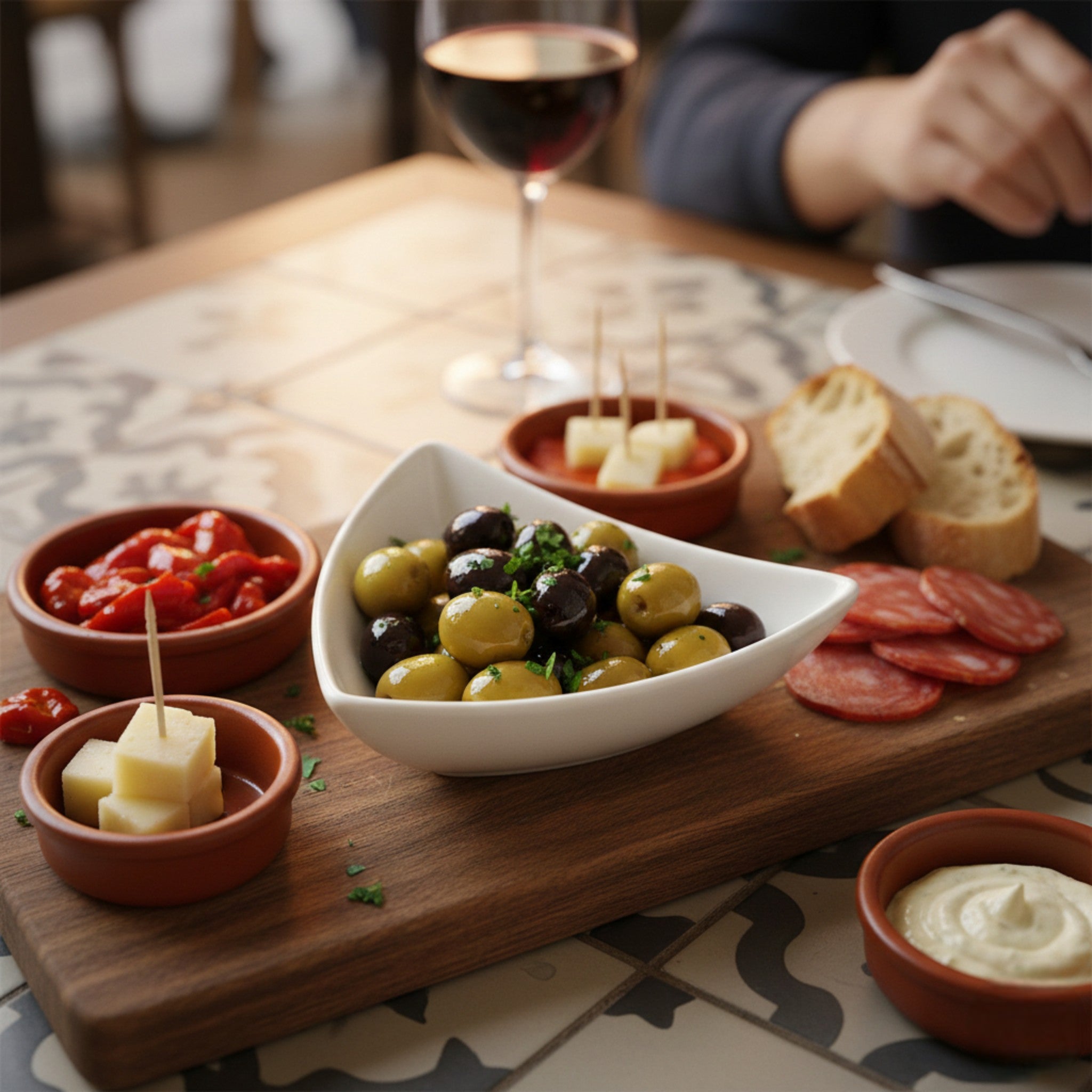 RANIERI PLATO PARA TAPAS TRIANGULAR