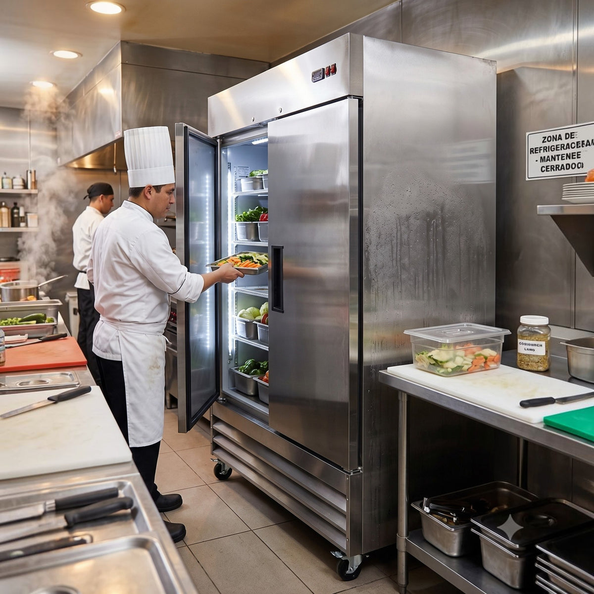 REFRIGERADOR VERTICAL 41 FT³ 2 PUERTAS
