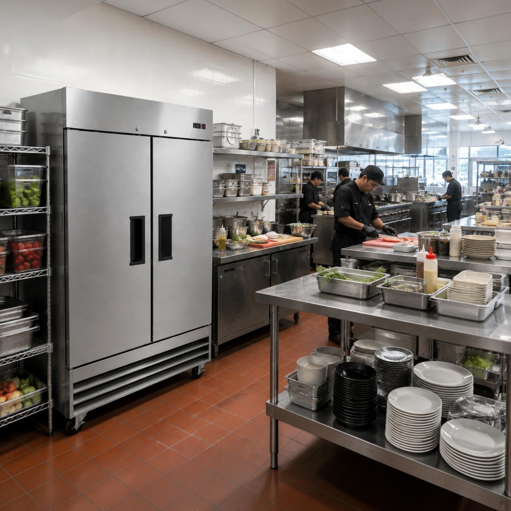 REFRIGERADOR VERTICAL 41 FT³ 2 PUERTAS