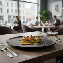 Cargar imagen en el visor de la galería, RIVOLI PLATON RED 32 CM NEGRO MATE
