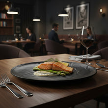 Cargar imagen en el visor de la galería, RIVOLI PLATON RED 32 CM NEGRO MATE
