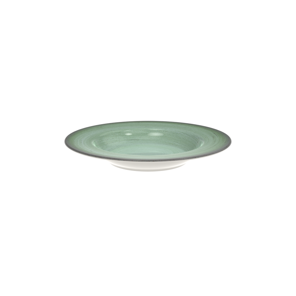 RUSTICO VERDE PLATO HONDO 23 CM