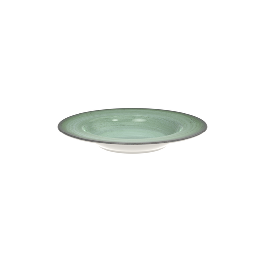 RUSTICO VERDE PLATO HONDO 23 CM