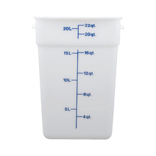Cargar imagen en el visor de la galería, CONTENEDOR PP CUAD 22 QT BLANCO
