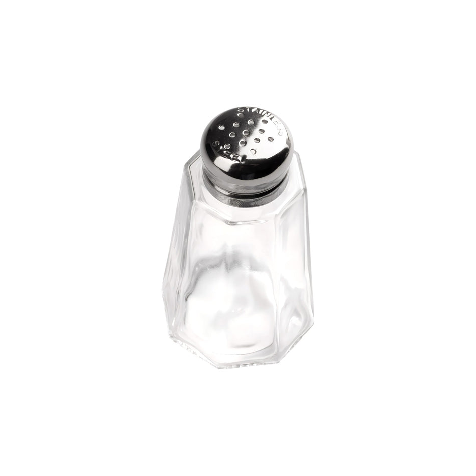 SALERO VIDRIO TAPA PLANA RED 2 OZ