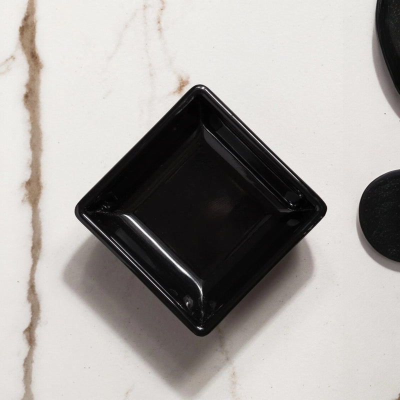 SALSERA 1 CAV 07x07 CM NEGRO