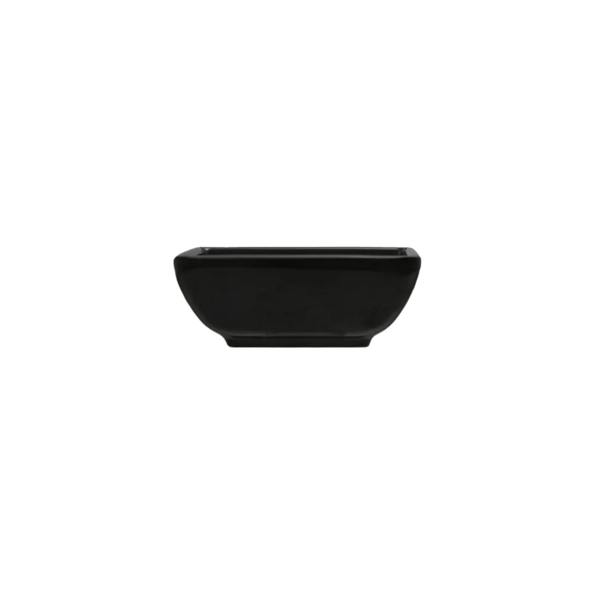 SALSERA 1 CAV 07x07 CM NEGRO MATE