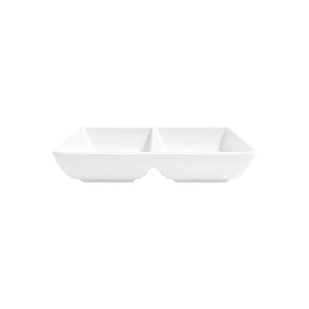 SALSERA 2 CAV 14x07 CM BCO MATE
