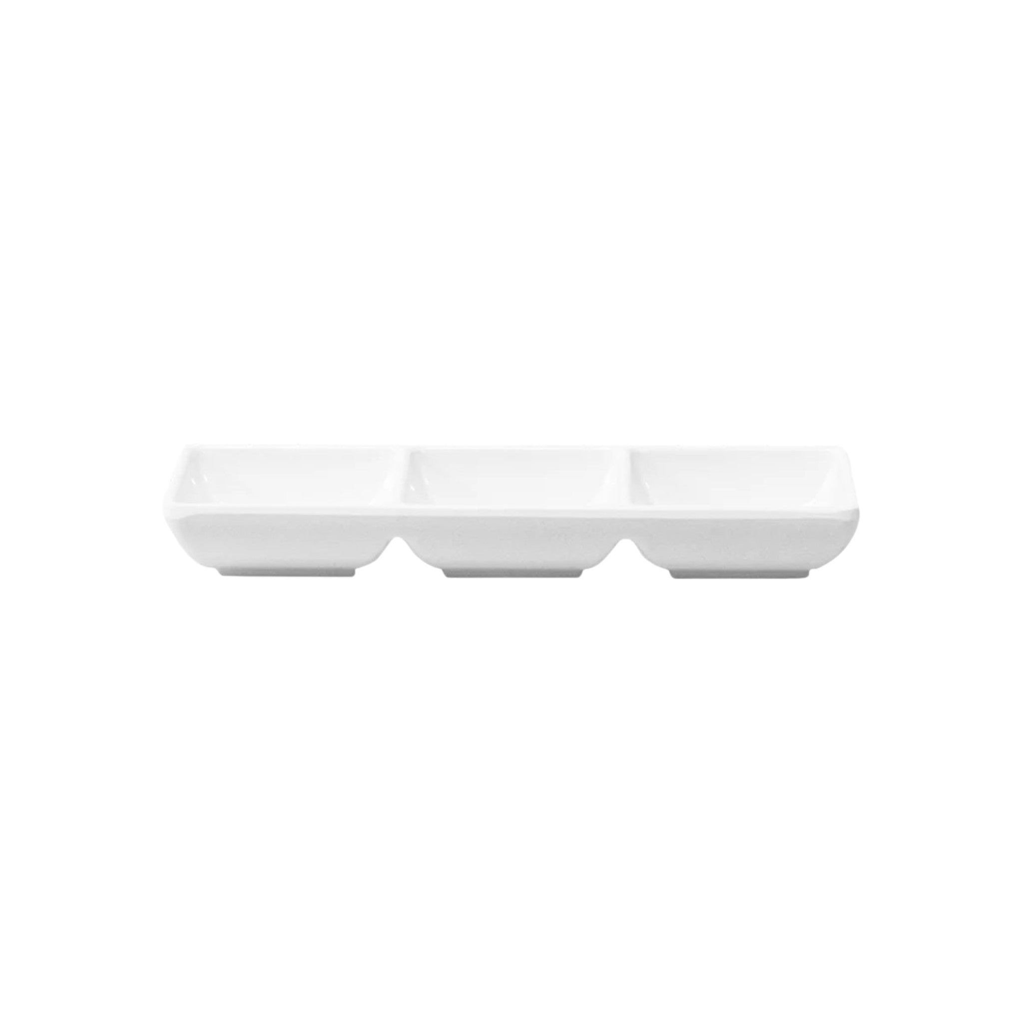 SALSERA 3 CAV 21x07 CM BLANCO