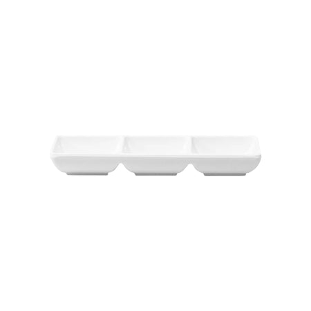 SALSERA 3 CAV 21x07 CM BLANCO