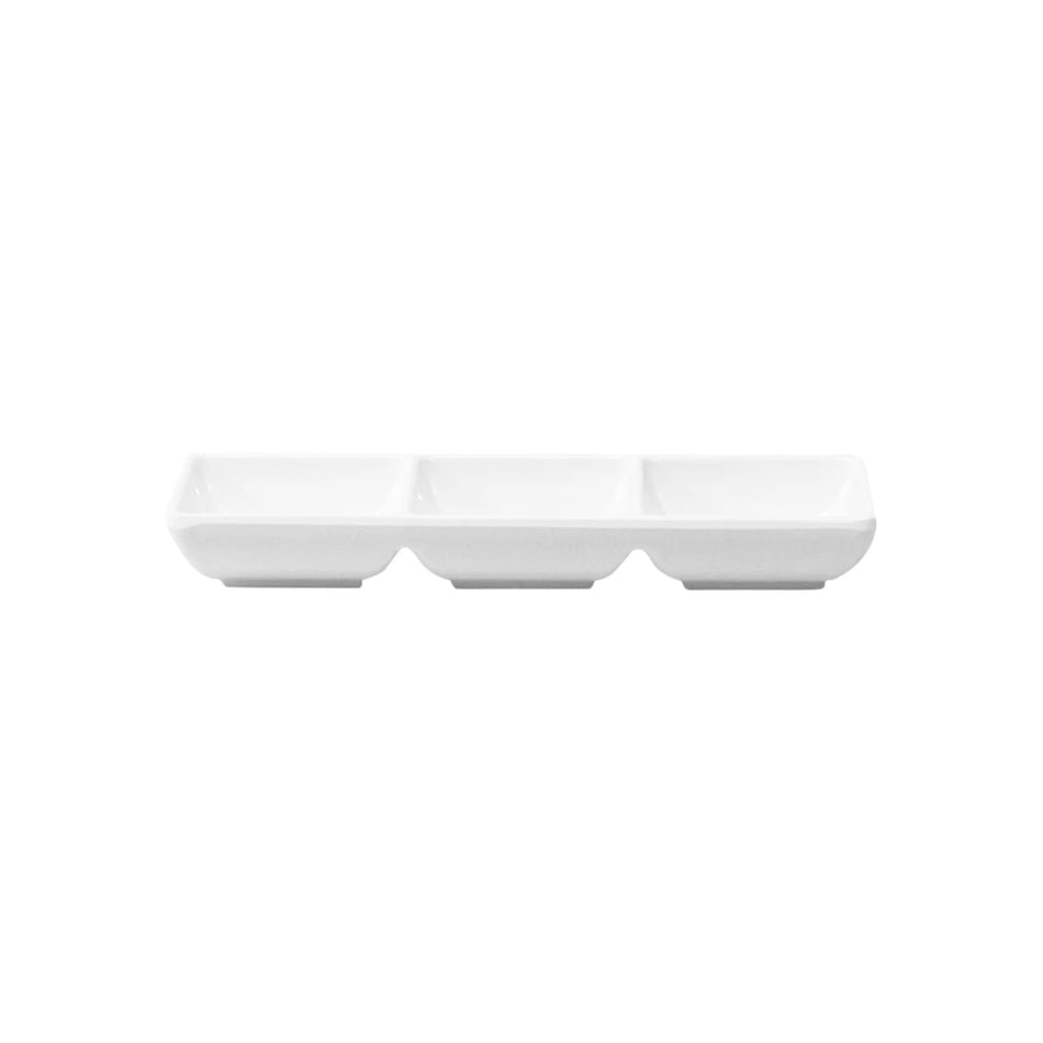 SALSERA 3 CAV 21x07 CM BLANCO