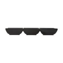 Cargar imagen en el visor de la galería, SALSERA 3 CAV 21x07 CM NEGRO
