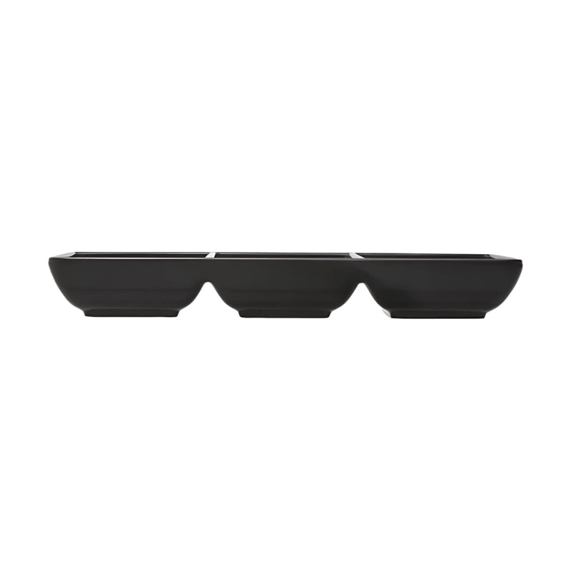 SALSERA 3 CAV 21x07 CM NEGRO