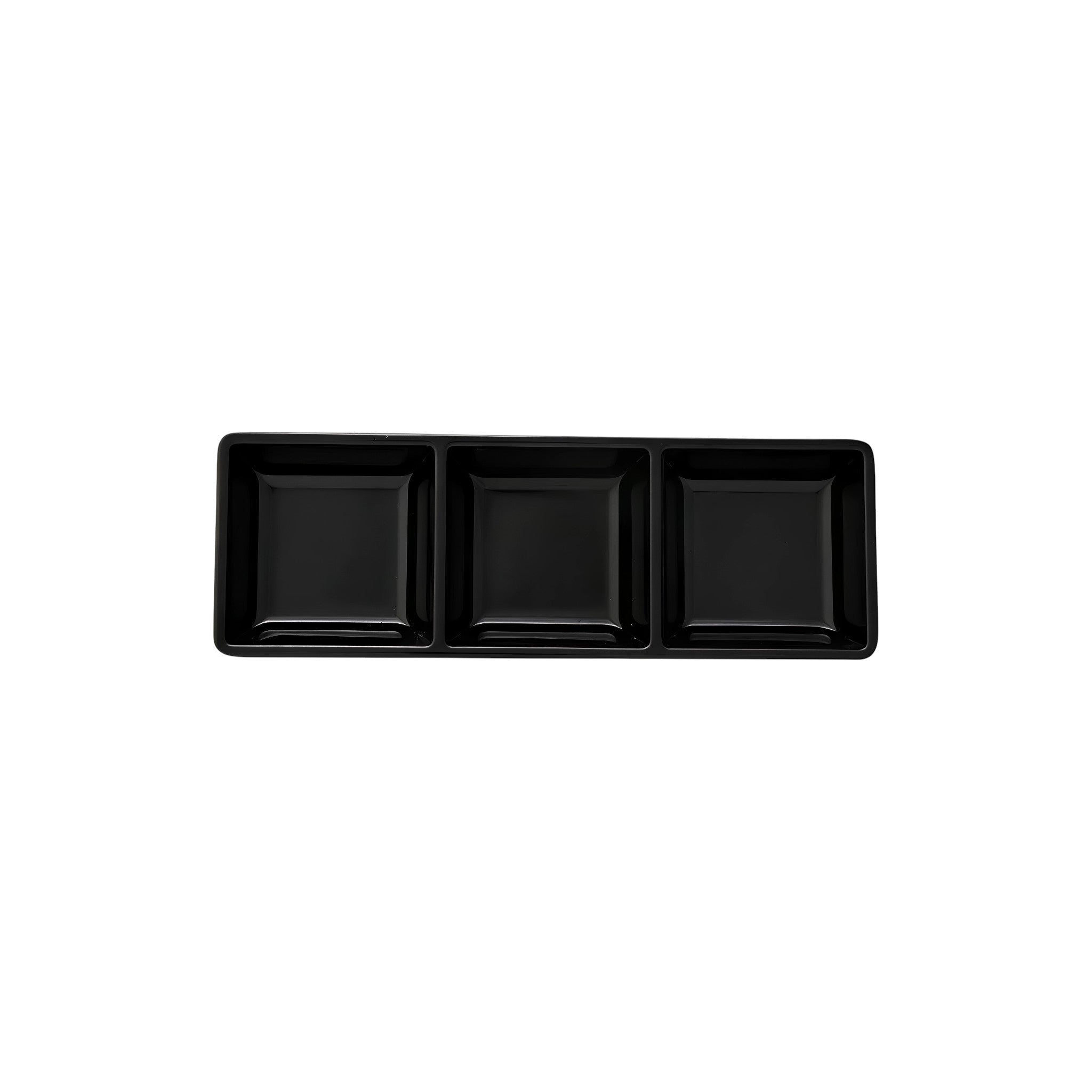 SALSERA 3 CAV 21x07 CM NEGRO