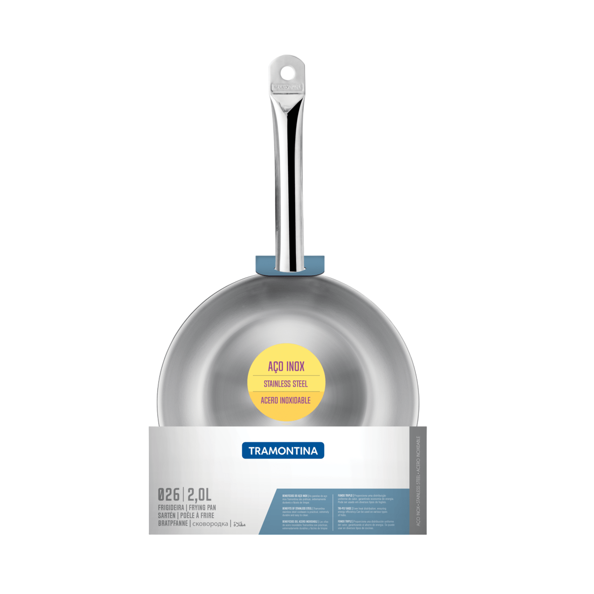 SARTEN AC/INOX 26 CM