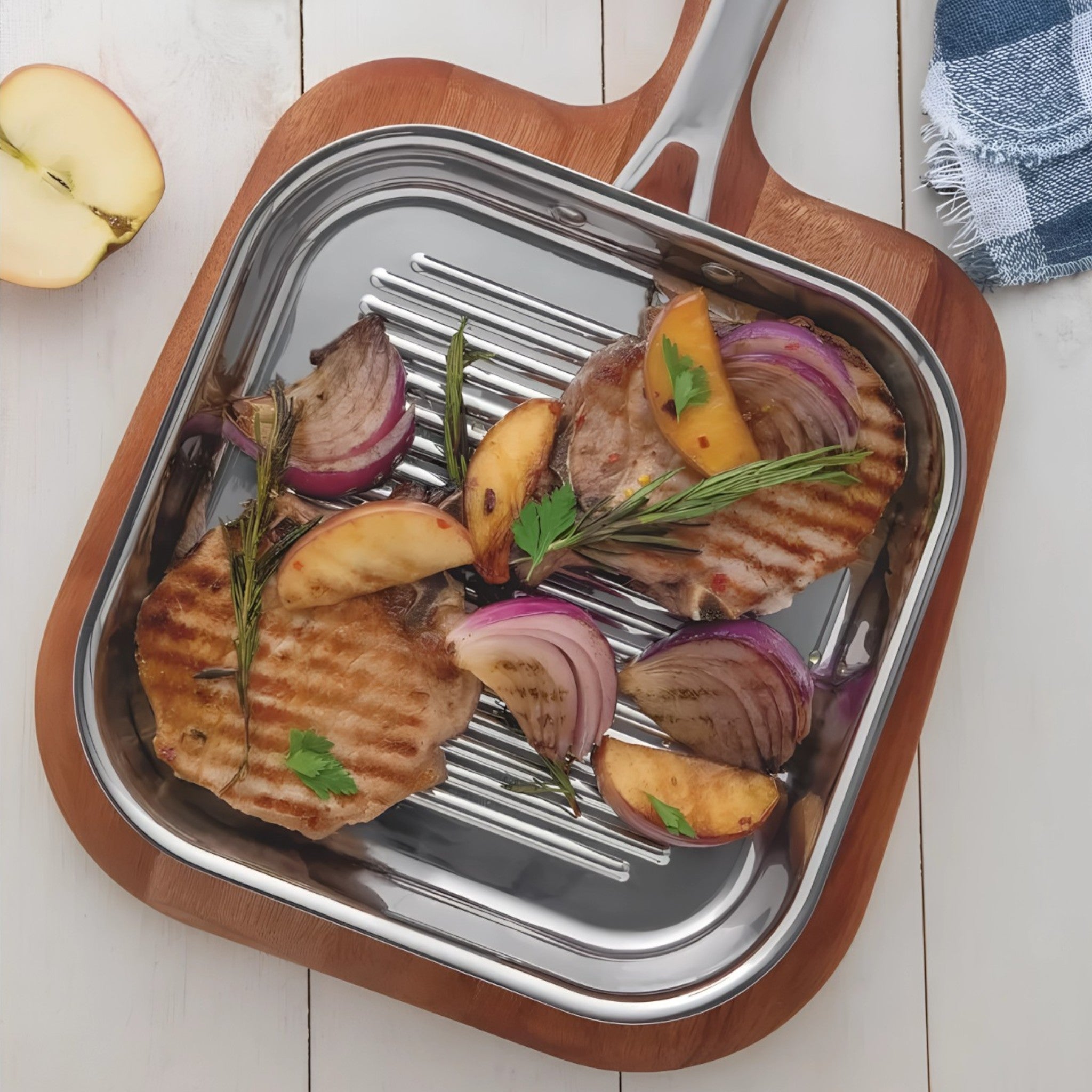 SARTEN PLANCHA GRANO AC INOX
