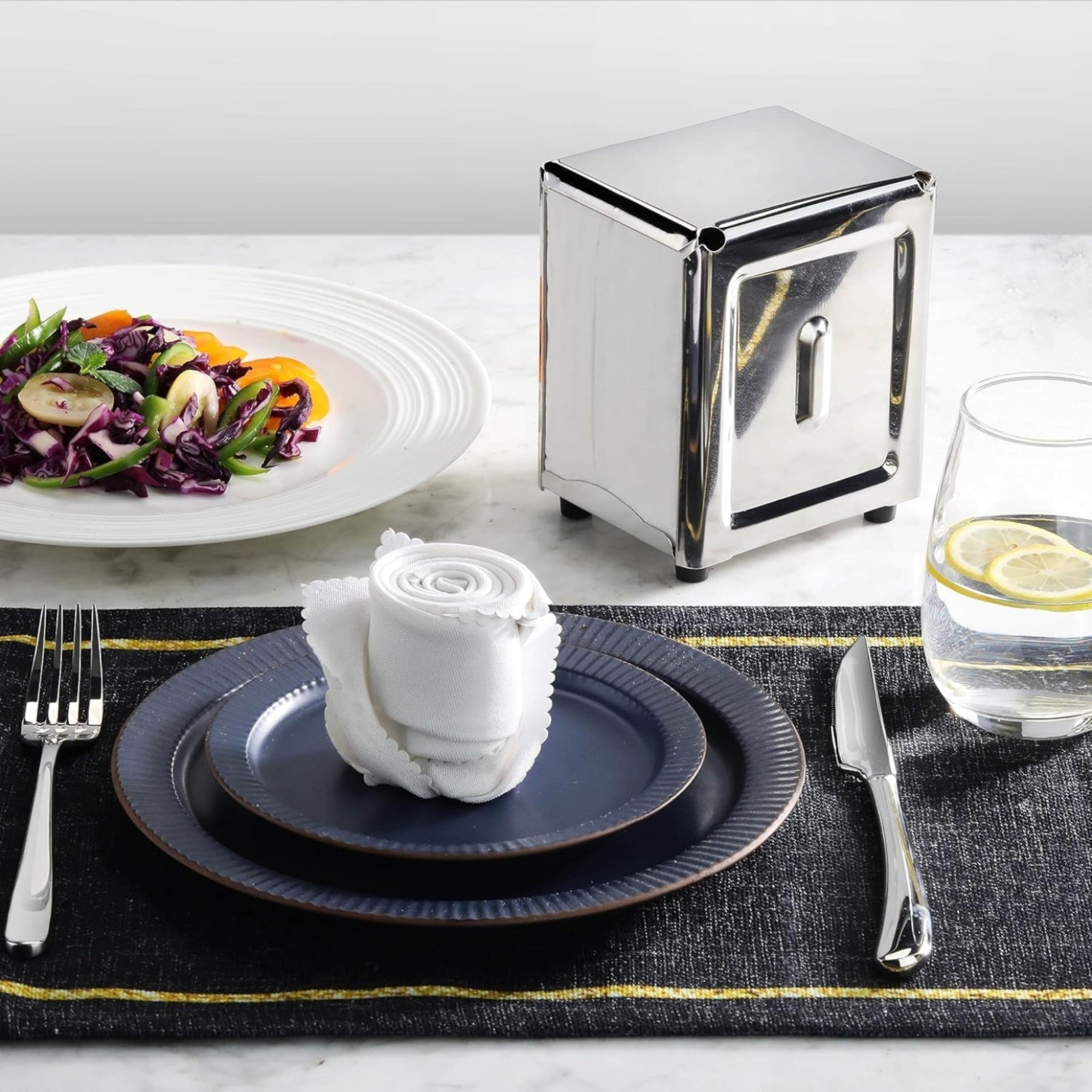SERVILLETERO AC INOX CH BARRA
