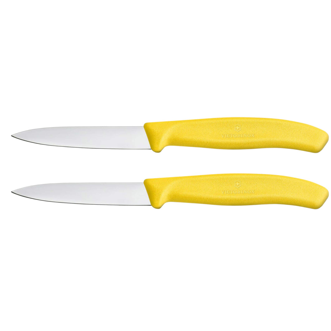 SET 2 CUCHILLO MONDADOR AMARILLO SWISS