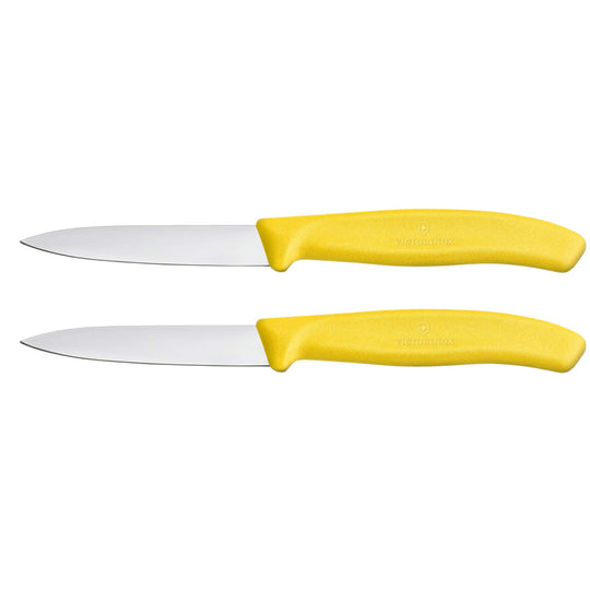 SET 2 CUCHILLO MONDADOR AMARILLO SWISS