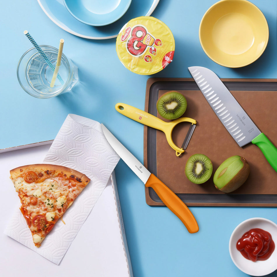 SET 2 CUCHILLO MONDADOR NARANJA DENTADO