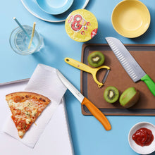 Cargar imagen en el visor de la galería, SET 2 CUCHILLO MONDADOR NARANJA DENTADO
