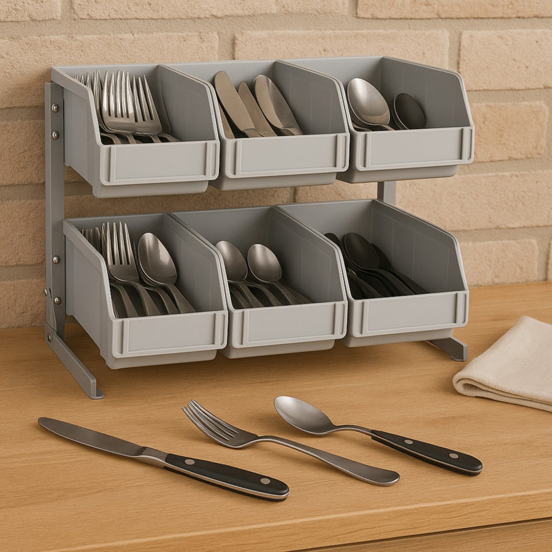 SET CAJA PARA CUBIERTOS 6 PZAS