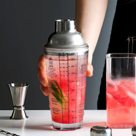 SHAKER C/VASO DE VIDRIO
