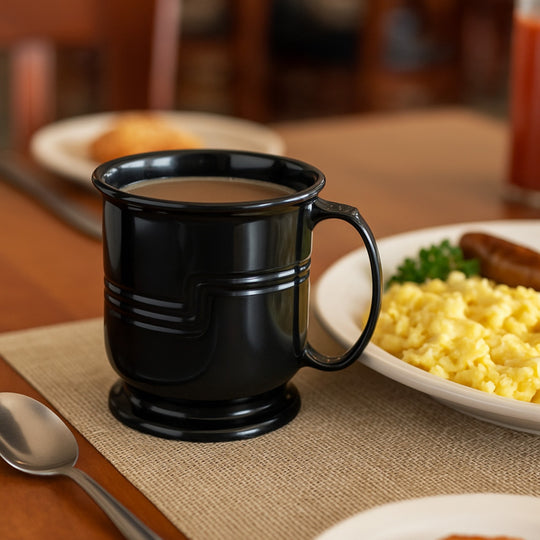 SHORELINE TAZA MUG 8 OZ NEGRO