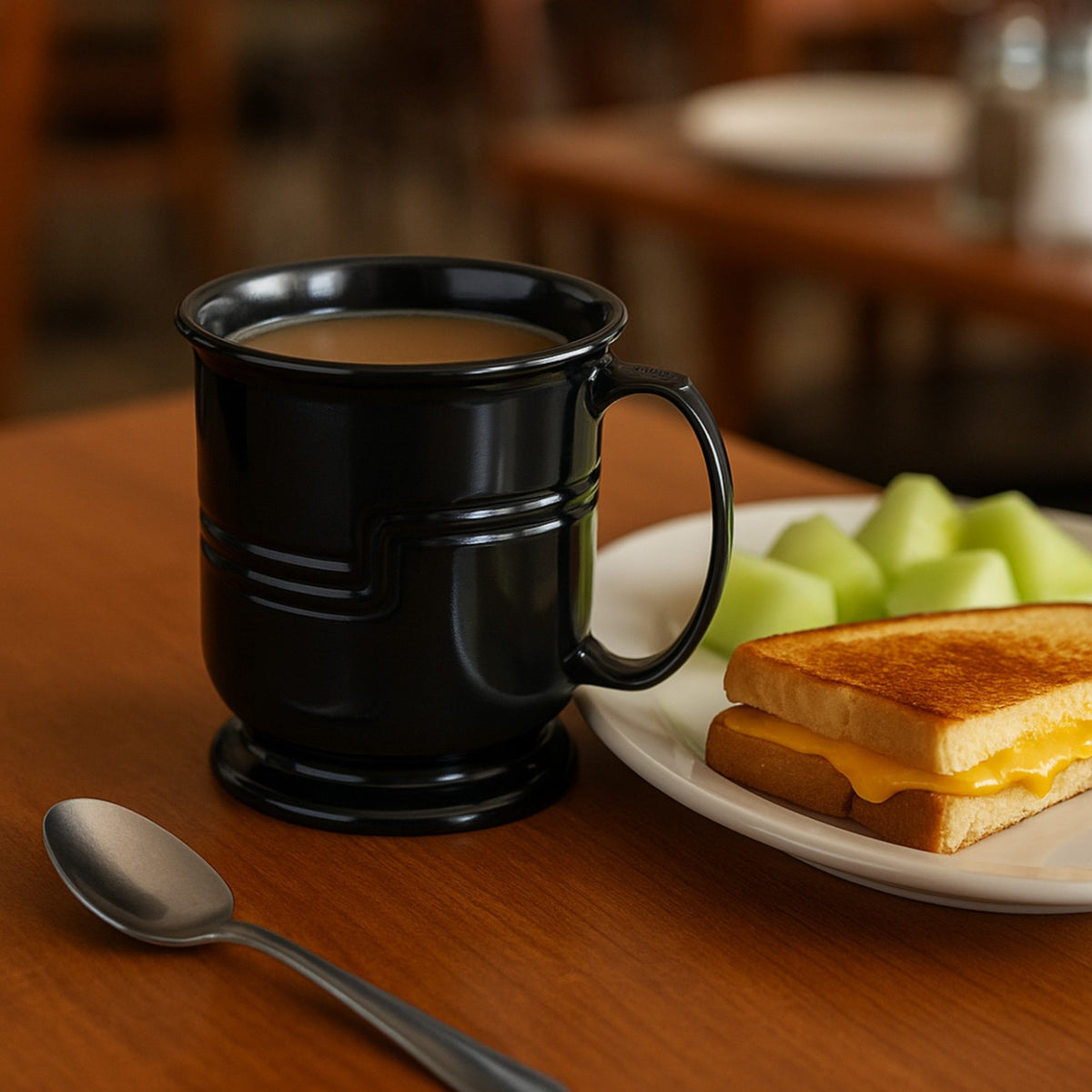 SHORELINE TAZA MUG 8 OZ NEGRO