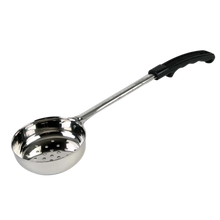 Cargar imagen en el visor de la galería, CUCHARA PARA SERVIR 6 OZ PERFO NEGRO
