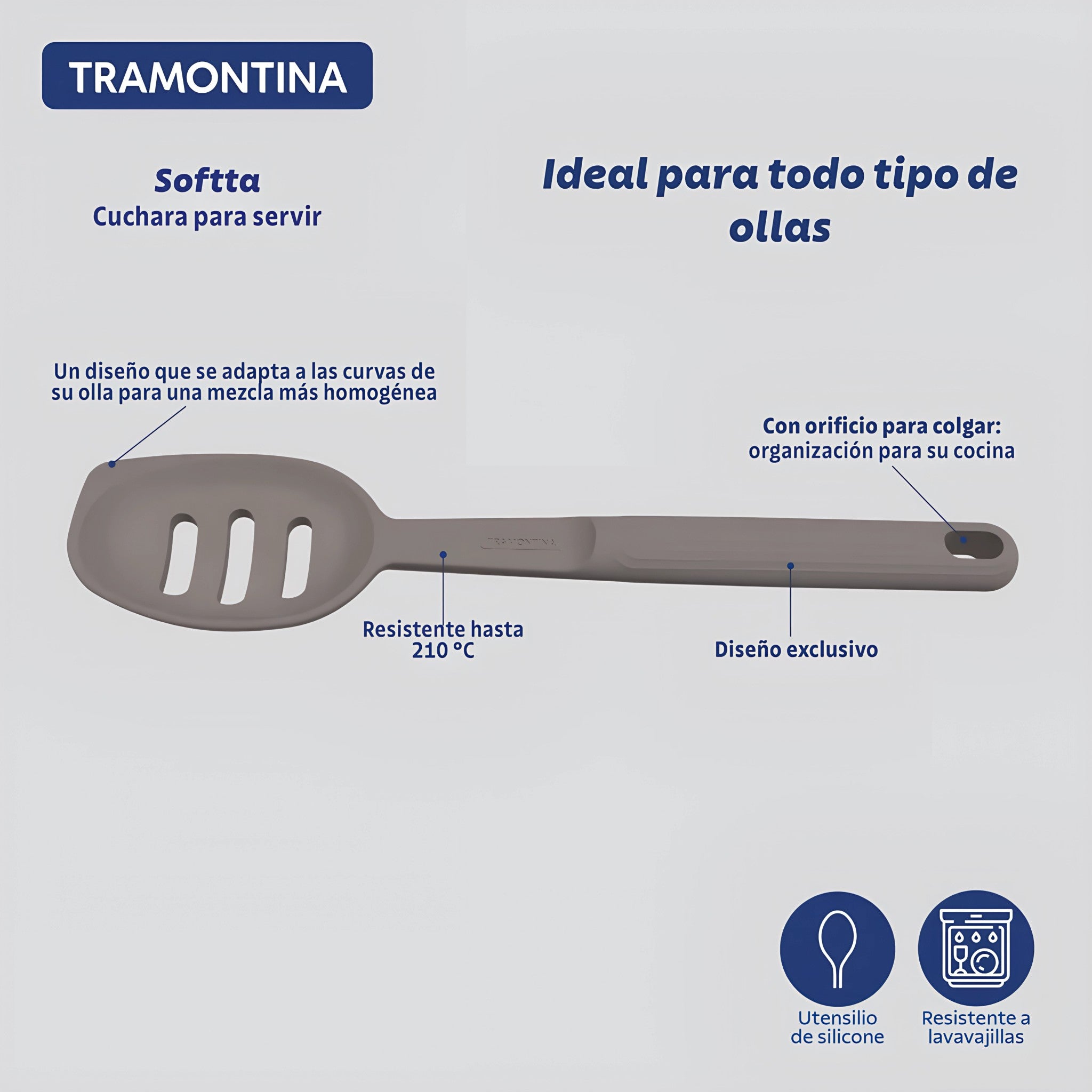 SOFTTA CUCHARA ABIERTA GRIS