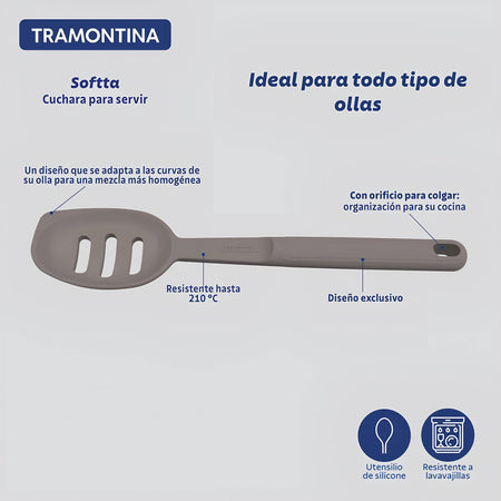 SOFTTA CUCHARA ABIERTA GRIS
