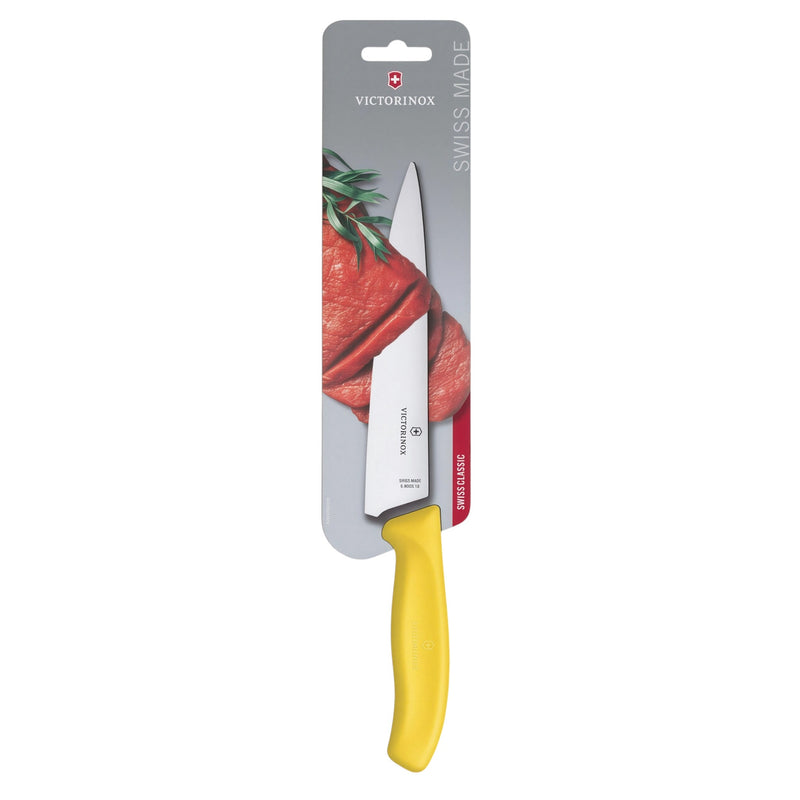 SWISS CLASSIC CUCHILLO CHEF 19 CM AMARILLO