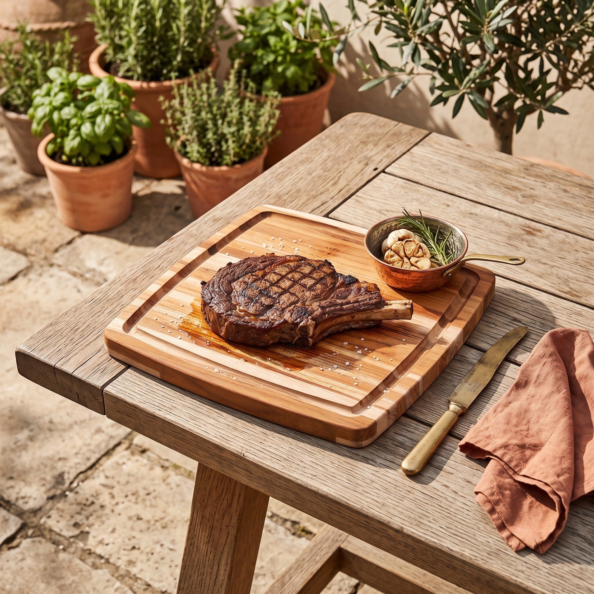 TABLA CHURRASCO 21X21 CM CUAD
