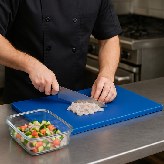 TABLA PARA PICAR 45x30x1.8 CM AZUL