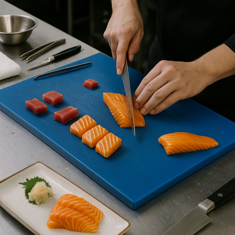 TABLA PARA PICAR 45x30x1.8 CM AZUL