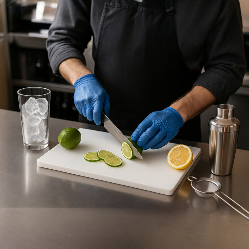 TABLA PARA PICAR 45x30x1.8 CM BLANCA