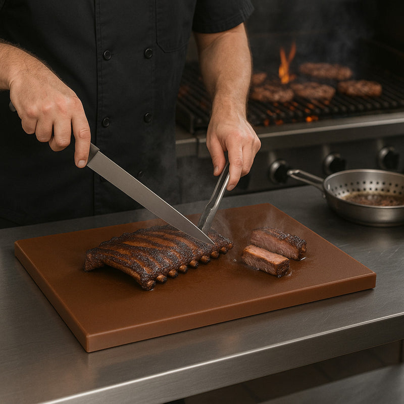 TABLA PARA PICAR 45x30x1.8 CM CAFE